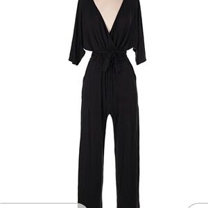 Amour Vert Black Jumpsuit